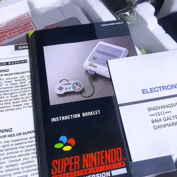 Super Nes Control SET - 1992 Super Nintendo (9.5-10 NIB) PAL SNSP-SCN [Sin Usar]