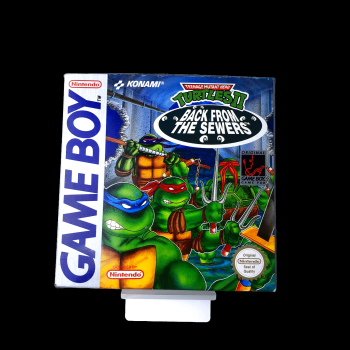 Teenage Mutant Ninja Turtles II: Back From The Sewers - 1991 Nintendo Game Boy - DMG-P-TT (CIB) · Videojuego